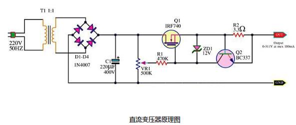 如何劃分直流變壓器的正負(fù)ji